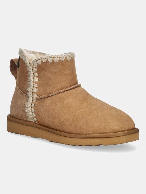 Answear.LAB śniegowce zamszowe kolor brązowy - zdjęcie produktu nr 1