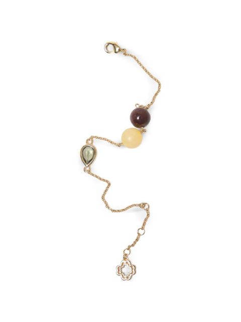 Maje bead-embellished chain bracelet - Gold