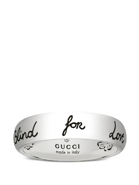 Gucci Blind For Love ring - Silver - zdjęcie produktu nr 1