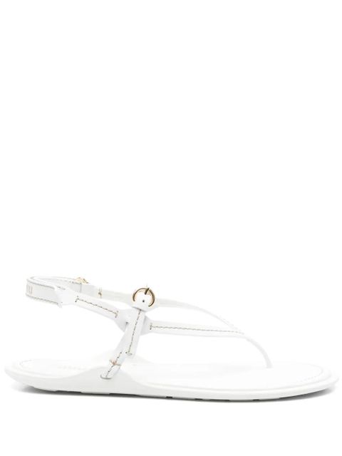 Miu Miu flat thong sandals - White - zdjęcie produktu nr 1