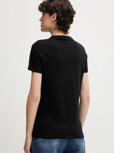 BOSS Orange t-shirt bawełniany damski kolor czarny 50547547 - zdjęcie produktu nr 2