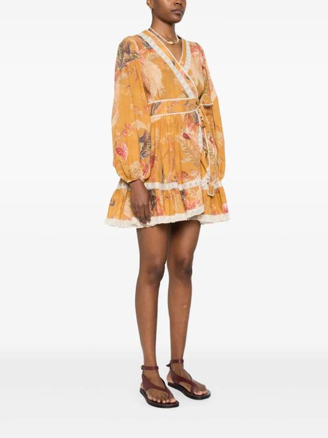 ZIMMERMANN Ascension mini dress - Yellow