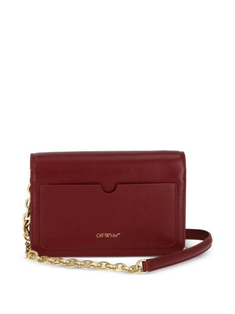 Off-White logo detail shoulder bag - Red - zdjęcie produktu nr 2