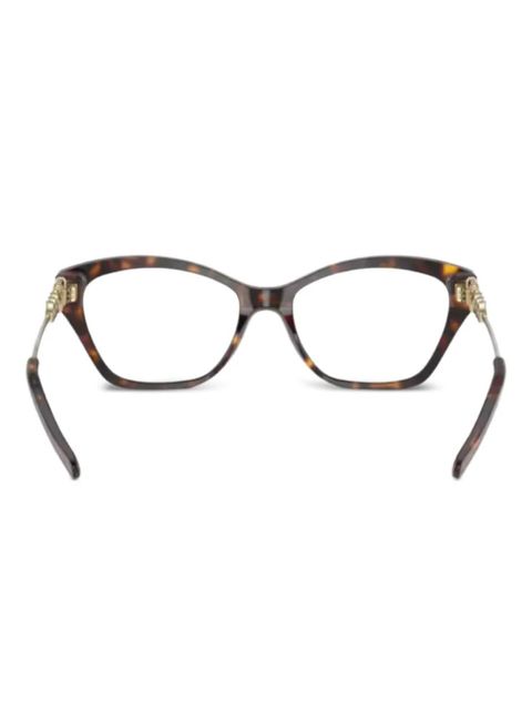 Michael Kors chain-detail cat-eye frame glasses - Brown - zdjęcie produktu nr 1