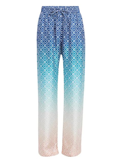 Casablanca ombré-effect trousers - Blue - zdjęcie produktu nr 1