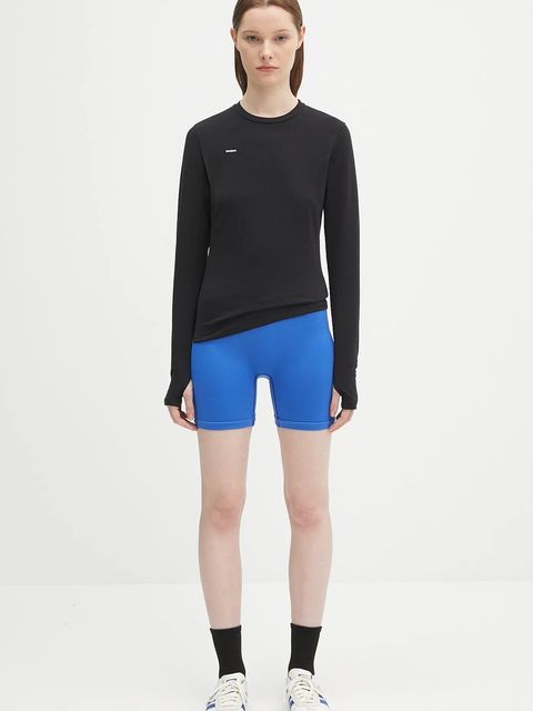 Pangaia longsleeve Cotton-Stretch Long-Sleeved Top kolor czarny 10002429