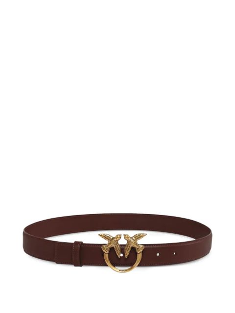 PINKO logo buckle belt - Brown - zdjęcie produktu nr 1