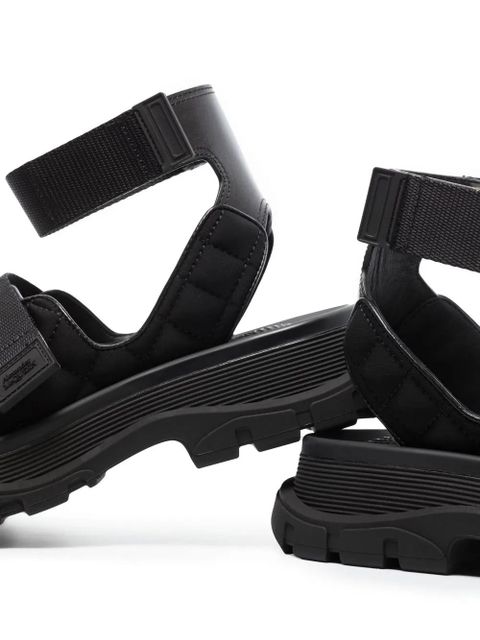 Alexander McQueen Tread flat sandals - Black