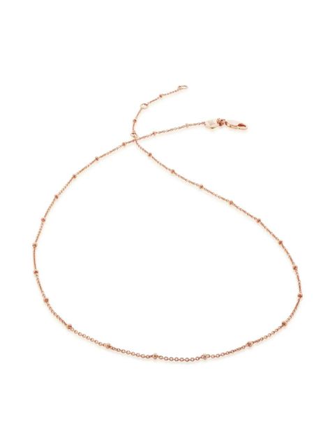Monica Vinader fine-chain 18kt rose gold vermeil necklace - Pink - zdjęcie produktu nr 2