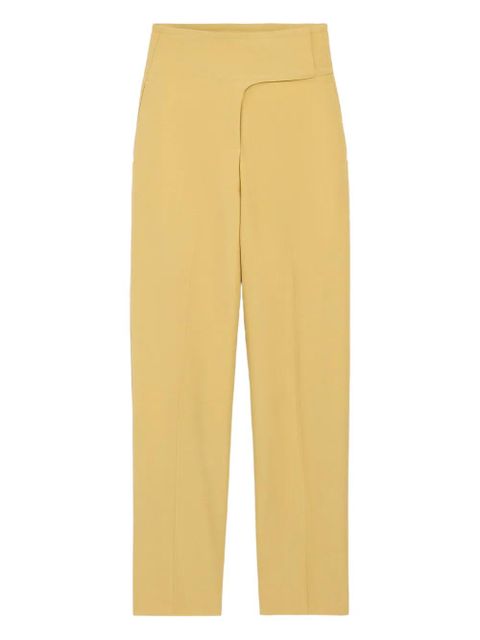AMI Paris wrapped belted trousers - Yellow - zdjęcie produktu nr 1