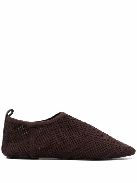 Nanushka mesh-knit loafers - Brown - zdjęcie produktu nr 1