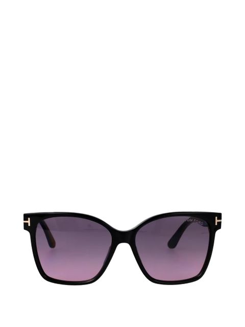 TOM FORD Eyewear geometric-frame sunglasses - Black - zdjęcie produktu nr 1