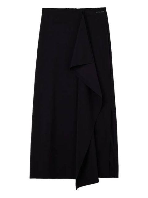 Sunnei draped ruffled skirt - Black - zdjęcie produktu nr 1