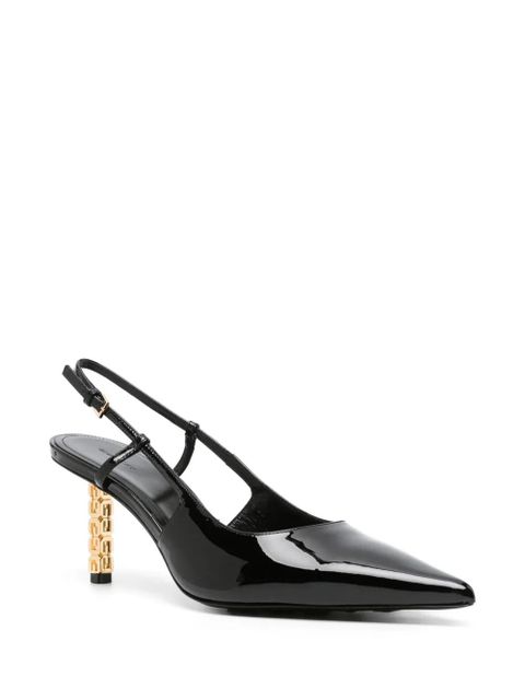 Givenchy G Cube 80mm patent-leather pumps - Black
