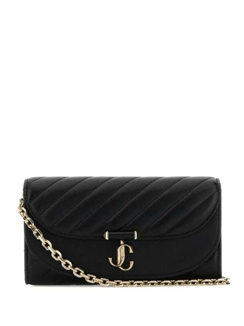 Jimmy Choo quilted leather crossbody bag - Black - zdjęcie produktu nr 1