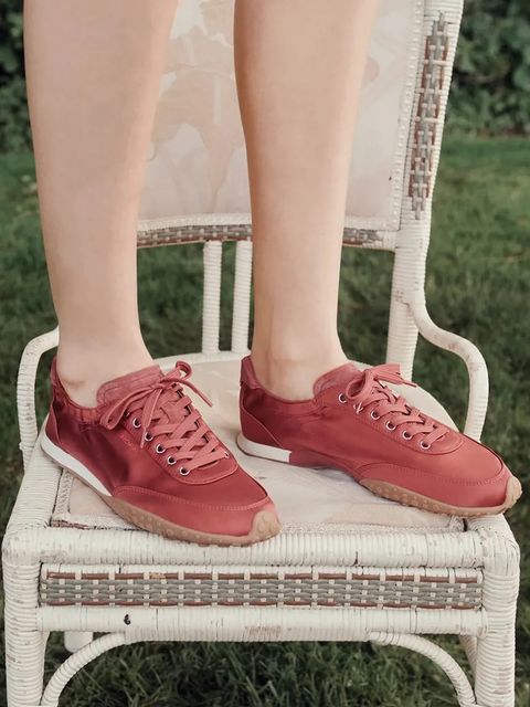 Hoff sneakersy BRIDGE SATIN TERRACOTTA damskie kolor pomarańczowy 22561007