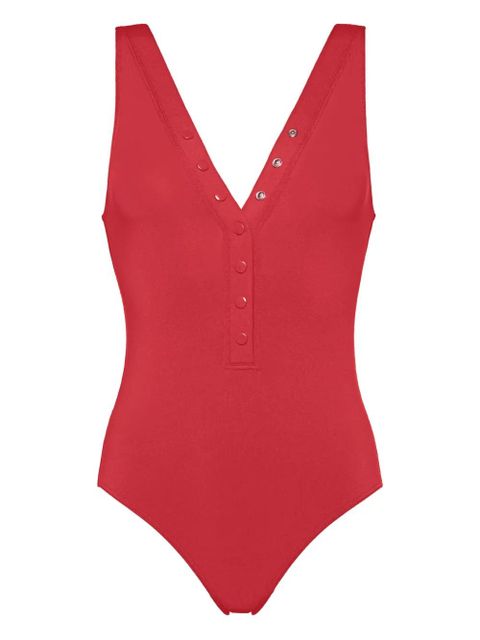 ERES Icône button-front tank swimsuit - Red - zdjęcie produktu nr 1