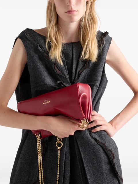 Prada raw-cut boat-neck mini dress - Grey