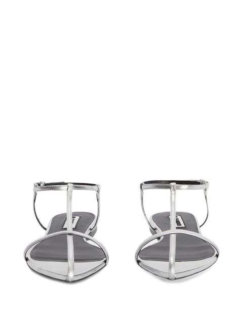 Jil Sander leather sandals - Silver