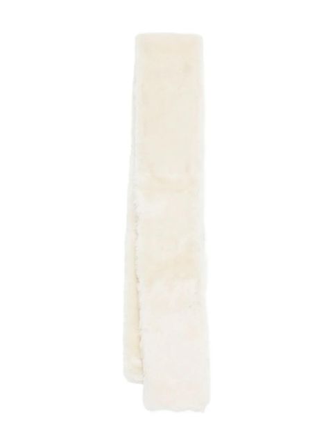 TOTEME shearling scarf - White - zdjęcie produktu nr 1