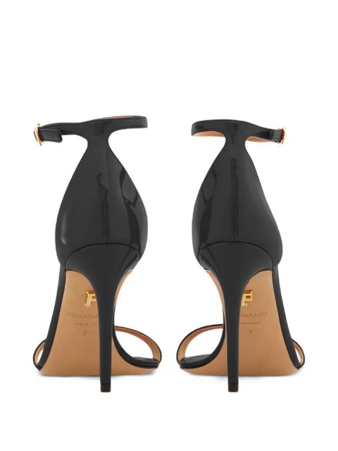 Ferragamo 90mm strappy stiletto sandals - Black