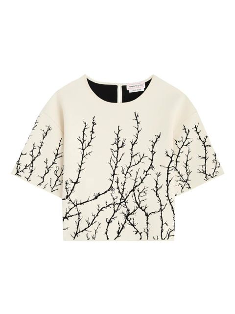 Alexander McQueen Thorn Branches top - Neutrals - zdjęcie produktu nr 1