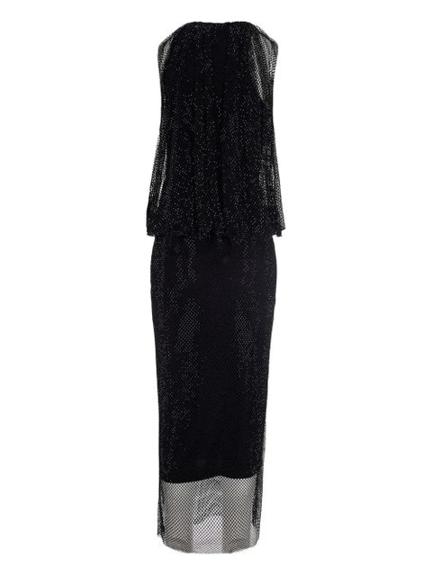 Sportmax mesh midi dress - Black