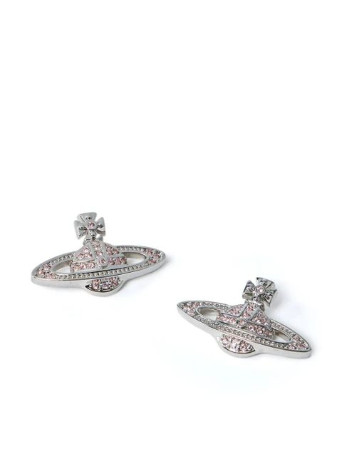 Vivienne Westwood orb motif bas-relief earrings - Silver - zdjęcie produktu nr 2