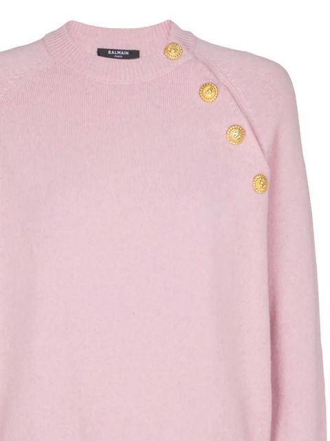 Balmain buttoned sweater - Pink - zdjęcie produktu nr 2