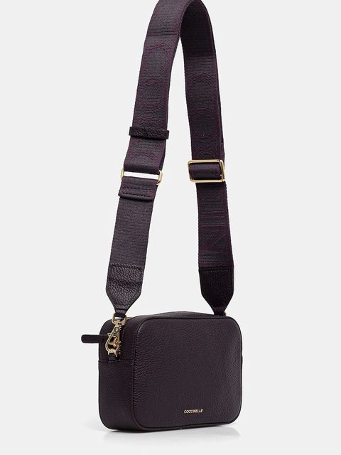 Coccinelle torebka skórzana kolor fioletowy E5 MN5 55 I1 01 - zdjęcie produktu nr 2