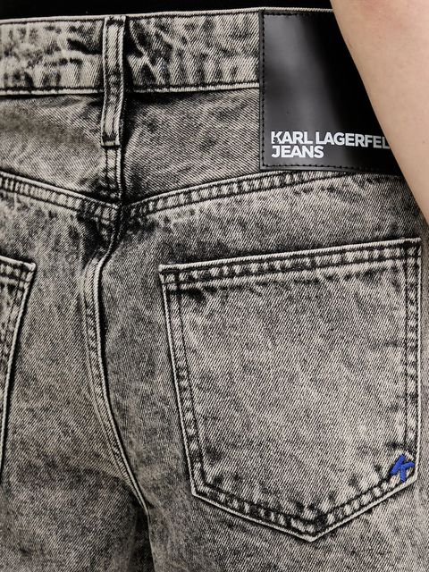 Karl Lagerfeld Jeans jeansy damskie kolor szary B1W10081