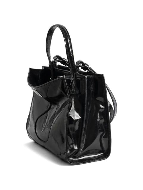 Zadig&Voltaire patent top handle satchel - Black