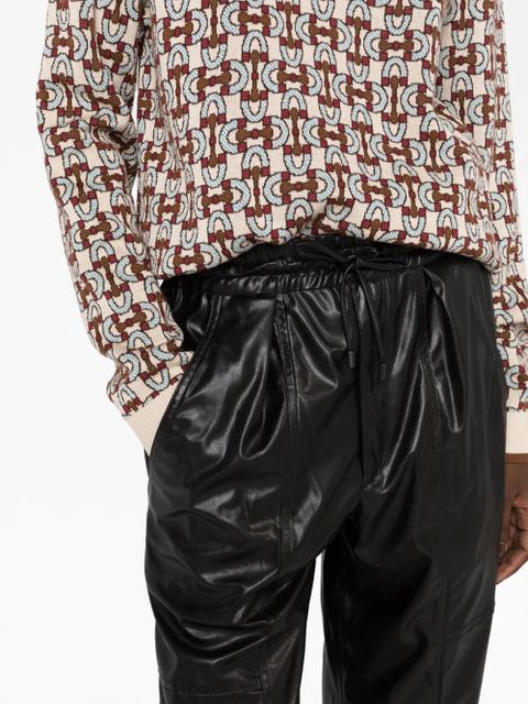 MARANT ÉTOILE Brina drawstring trousers - Black