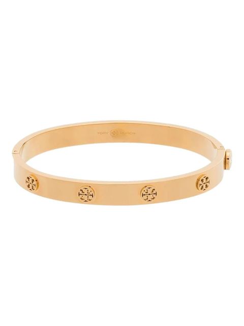 Tory Burch logo-detail rigid bracelet - Yellow - zdjęcie produktu nr 1