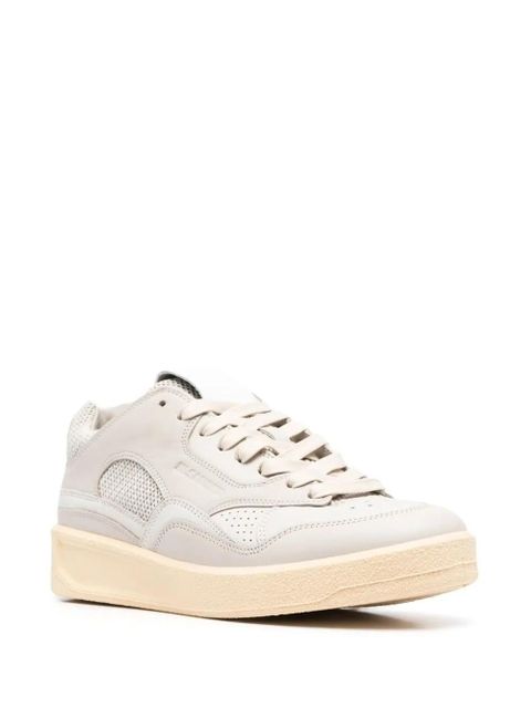 Jil Sander panelled low-top sneakers - Grey - zdjęcie produktu nr 2