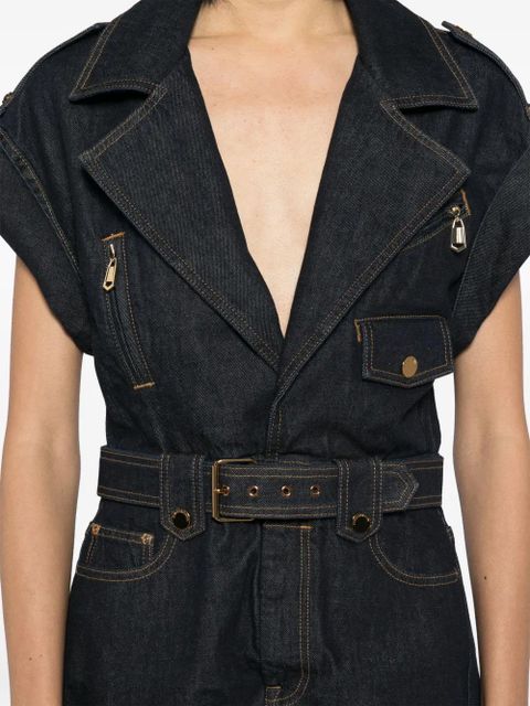 ZIMMERMANN belted playsuit - Blue