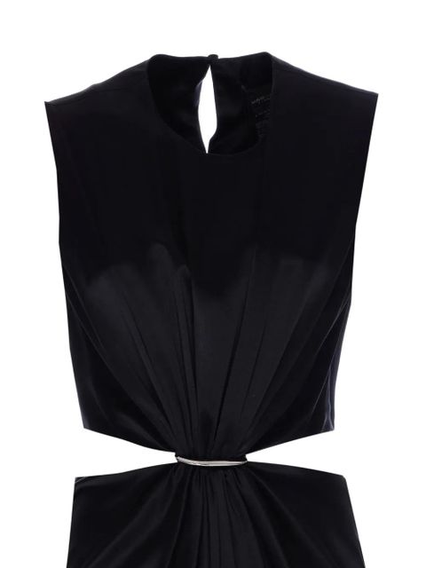 Max Mara silk satin dress - Black