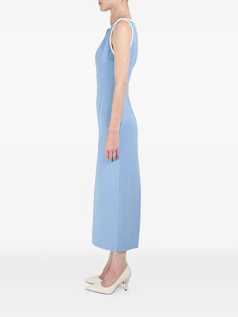 Rowen Rose hole-detail maxi dress - Blue