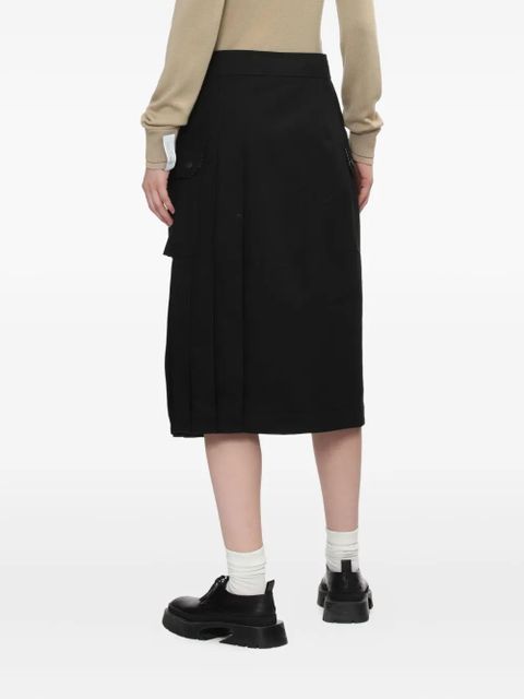 3.1 Phillip Lim zip pleated skirt - Black