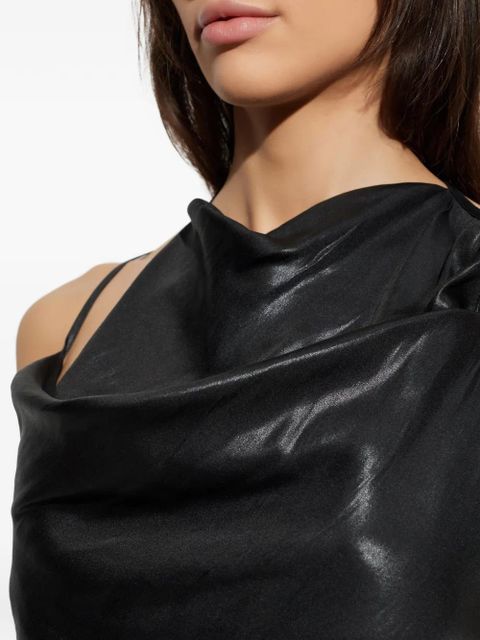 Diesel cowl-neck midi dress - Black