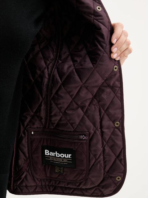 Barbour kurtka ANNANDALE damska kolor bordowy LQU0475 - zdjęcie produktu nr 2