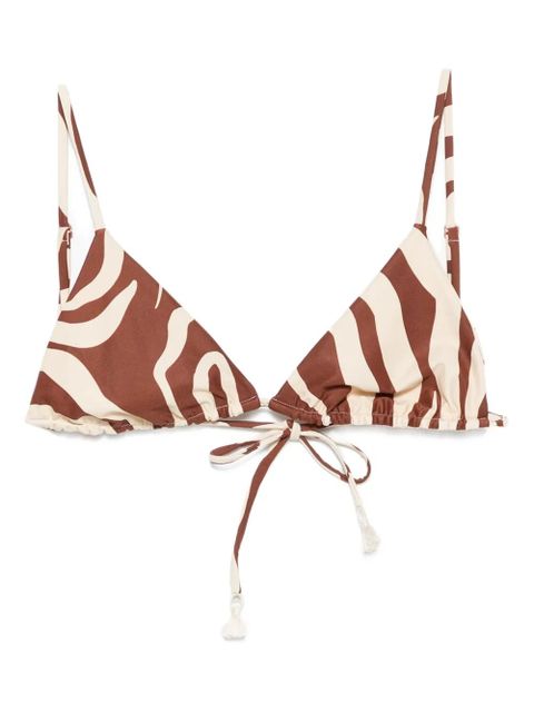 Johanna Ortiz Konibo bikini top - Brown - zdjęcie produktu nr 1