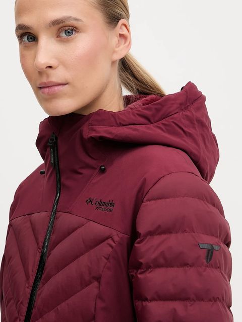 Columbia kurtka narciarska Bird Mountain kolor bordowy 2085641