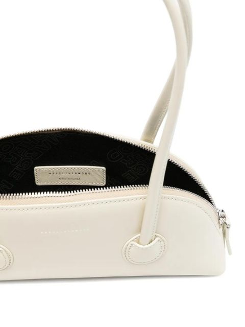 Marge Sherwood zip-up shoulder bag - Neutrals