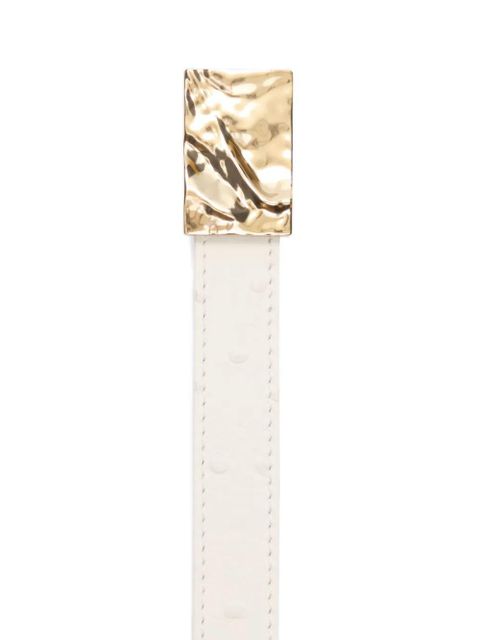 LouLou de Saison Ceylon textured embossed belt - White - zdjęcie produktu nr 2