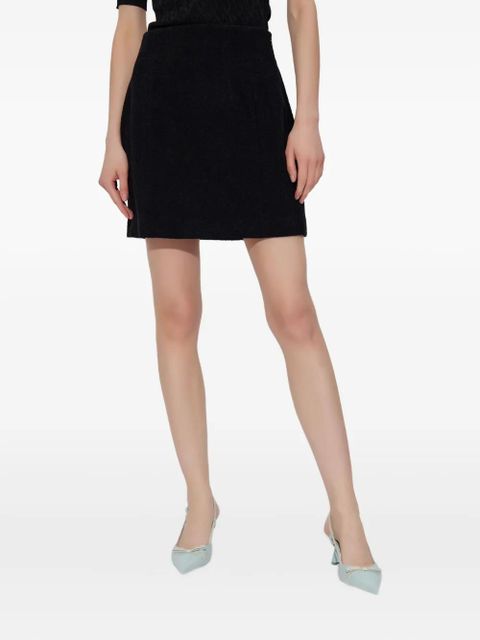 Alessandra Rich A-line mini skirt - Black