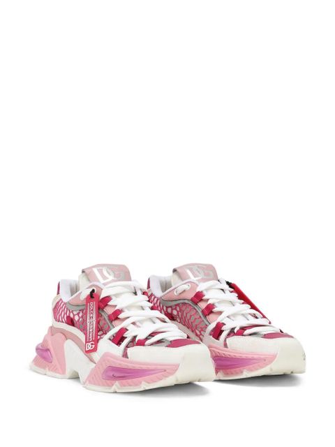 Dolce & Gabbana Airmaster chunky mesh sneakers - Pink