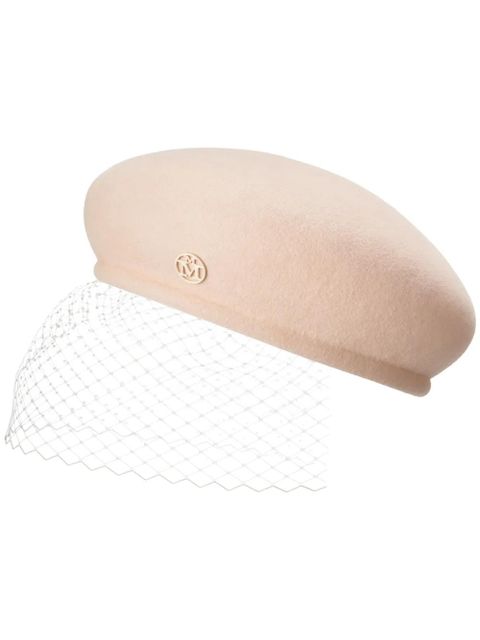 Maison Michel New Bonnie Veil beret - Neutrals - zdjęcie produktu nr 1