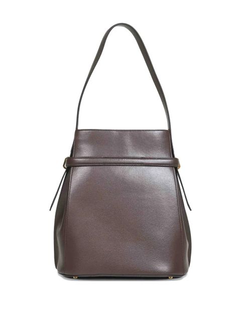TOTEME belted leather bucket bag - Brown - zdjęcie produktu nr 2