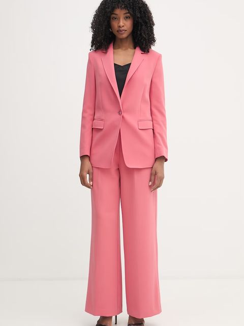 BOSS Orange spodnie wide leg damskie C_Tiwi2 - zdjęcie produktu nr 1